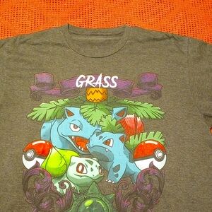 Men's XL Grass type Pokemon T-shirt